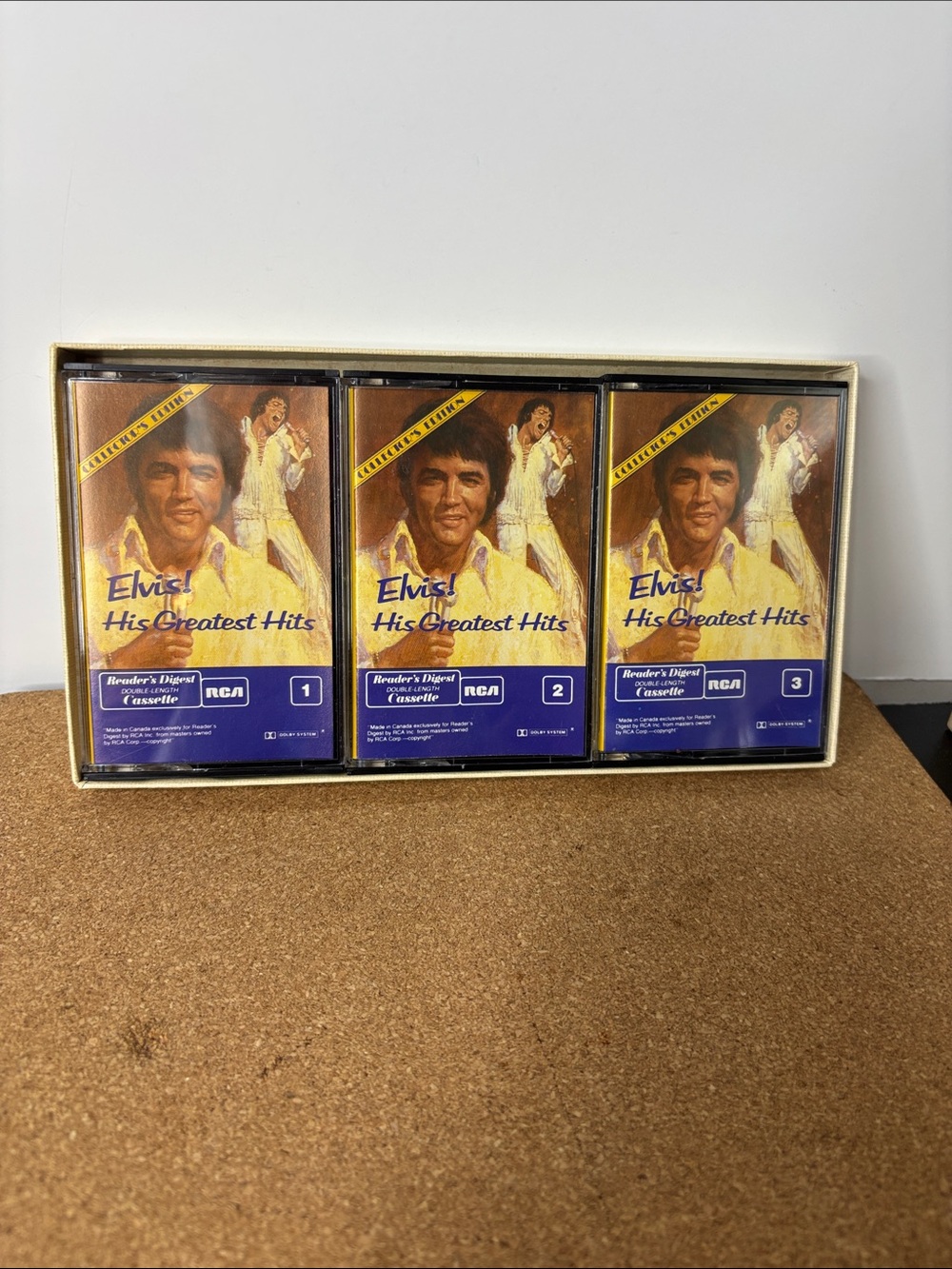 Reader's Digest "Elvis! Greatest Hits" Cassette Box - Picture 5 of 9